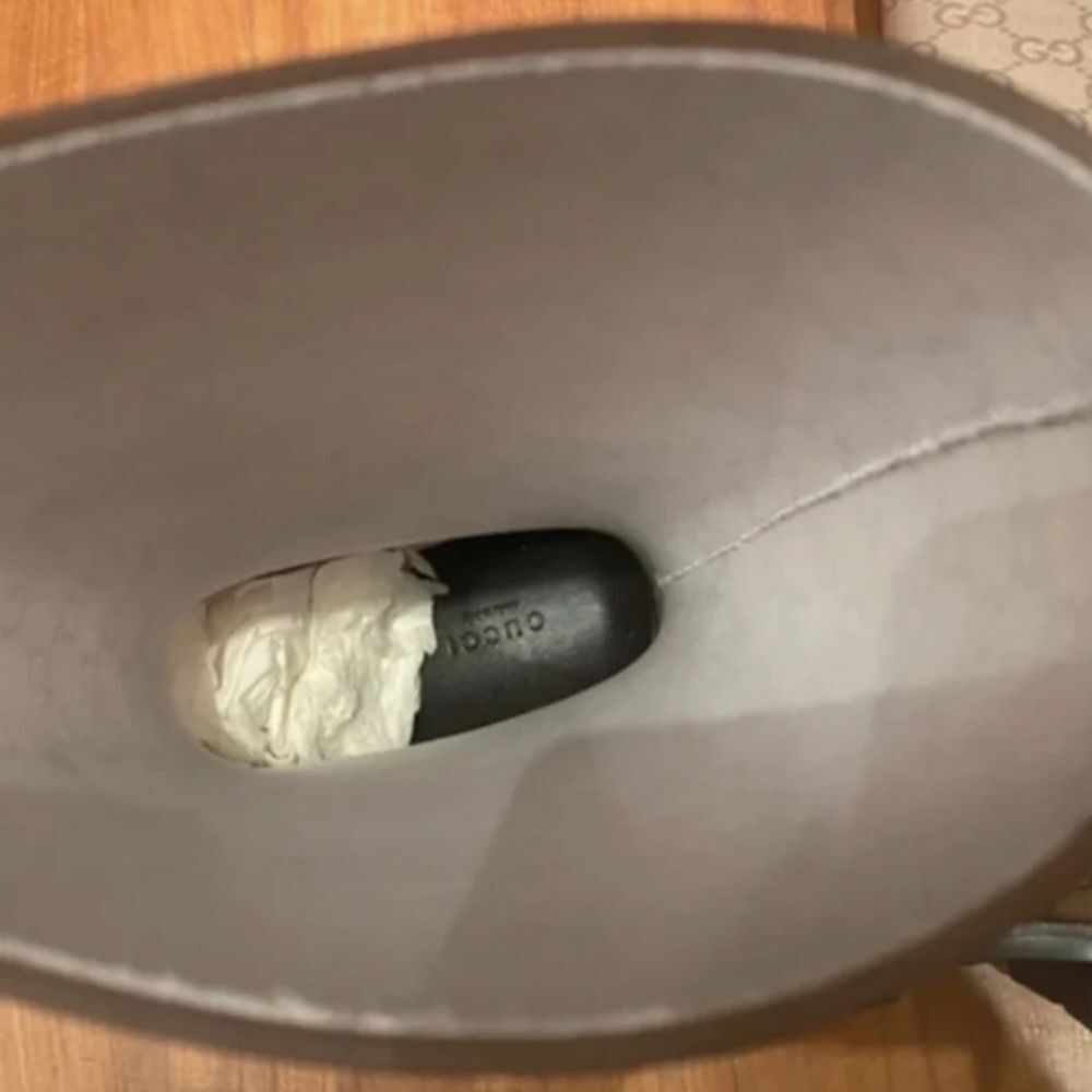 Gucci GG Monogram Rain Boots - Picture 3 of 6